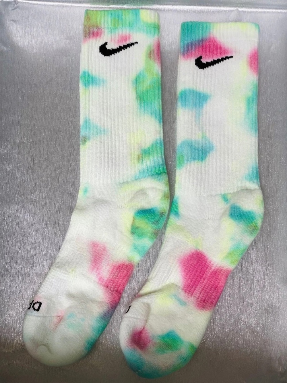 Kamikaze Tie Dye Crew Socks Adult Medium